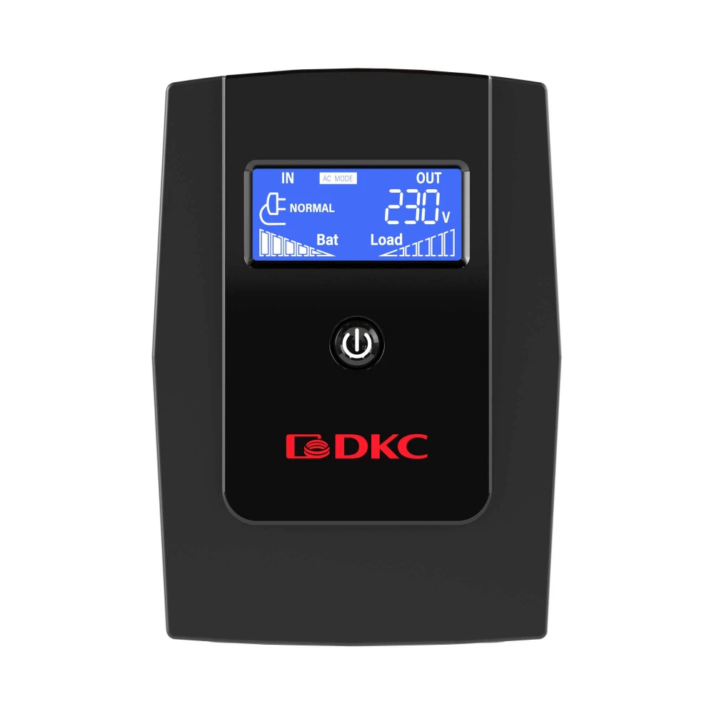 Источник бесперебойного питания DKC Info LCD 800 INFOLCD800I Линейно-интерактивные, Напольный (Tower), 800 ВА, 480 Вт