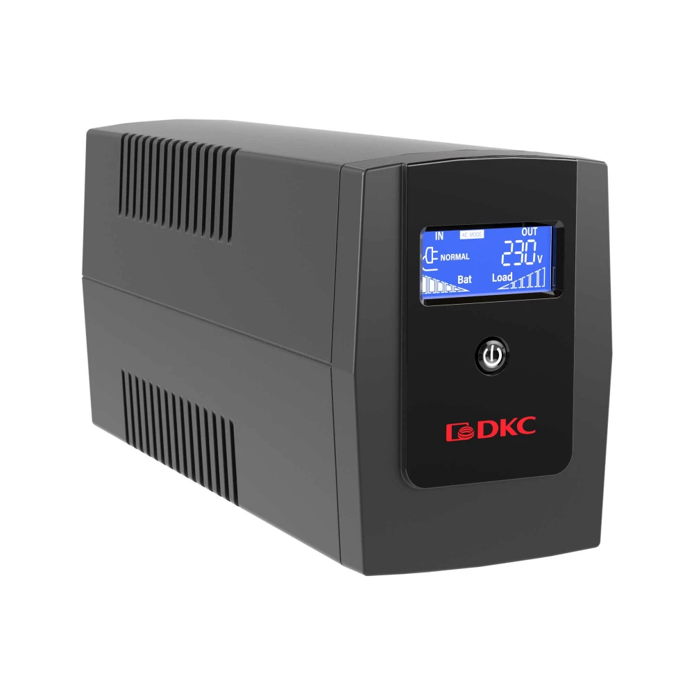 Источник бесперебойного питания DKC Info LCD 800 INFOLCD800I Линейно-интерактивные, Напольный (Tower), 800 ВА, 480 Вт