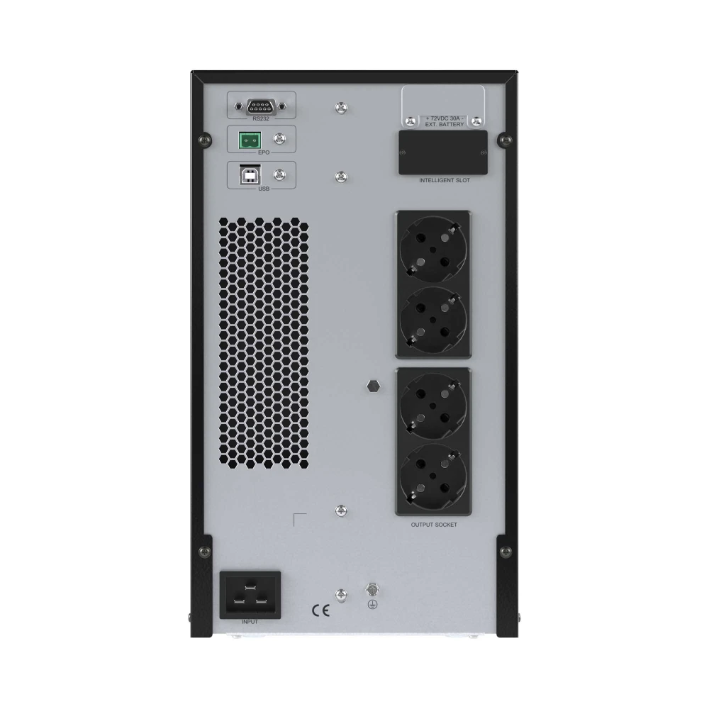 Источник бесперебойного питания DKC Tower 2000 ВА SMALLT2A10S Двойное преобразование (On-Line), Напольный (Tower), 2000 ВА, 1800 Вт