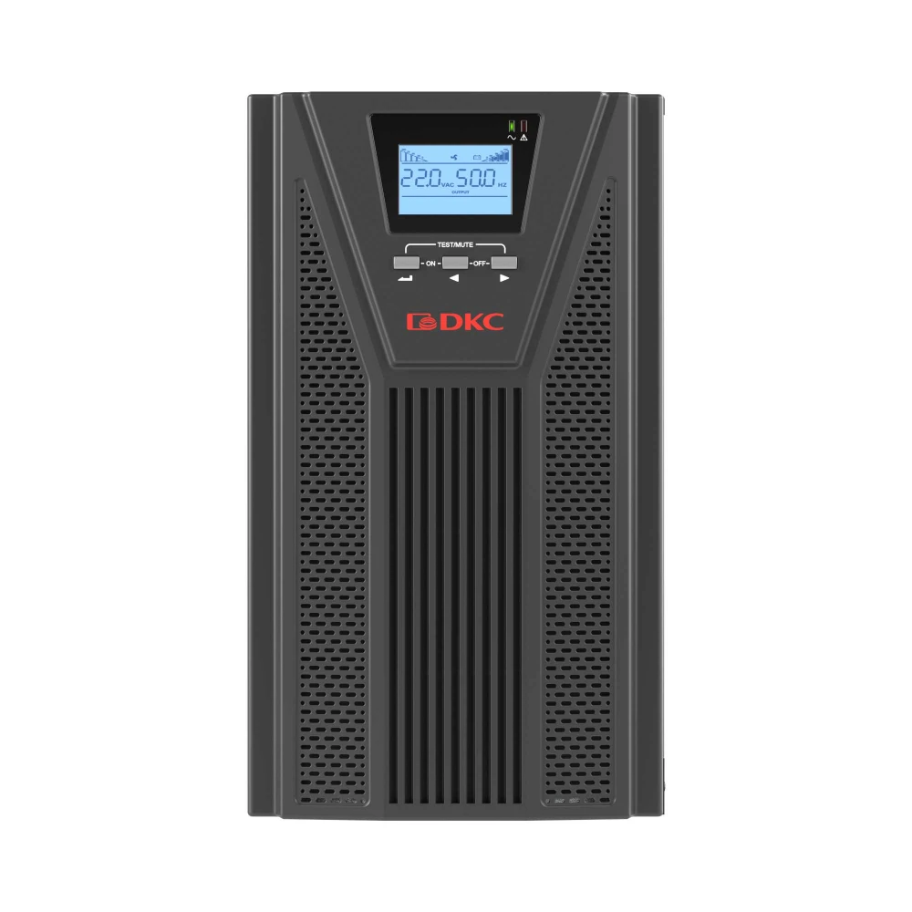 Источник бесперебойного питания DKC Tower 2000 ВА SMALLT2A10S Двойное преобразование (On-Line), Напольный (Tower), 2000 ВА, 1800 Вт