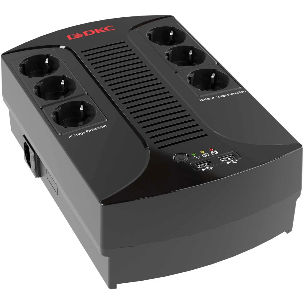 Источник бесперебойного питания DKC Info PDU 800VA INFOPDU800 Линейно-интерактивные, Напольный (Tower), 800 ВА, 480 Вт