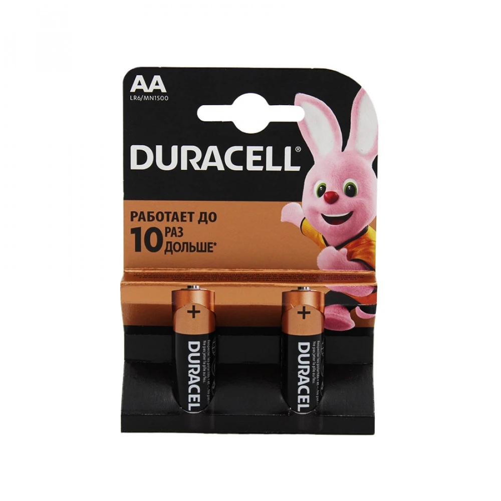 Батарейка Duracell AA LR6/MN 1500 K2 5000394058163