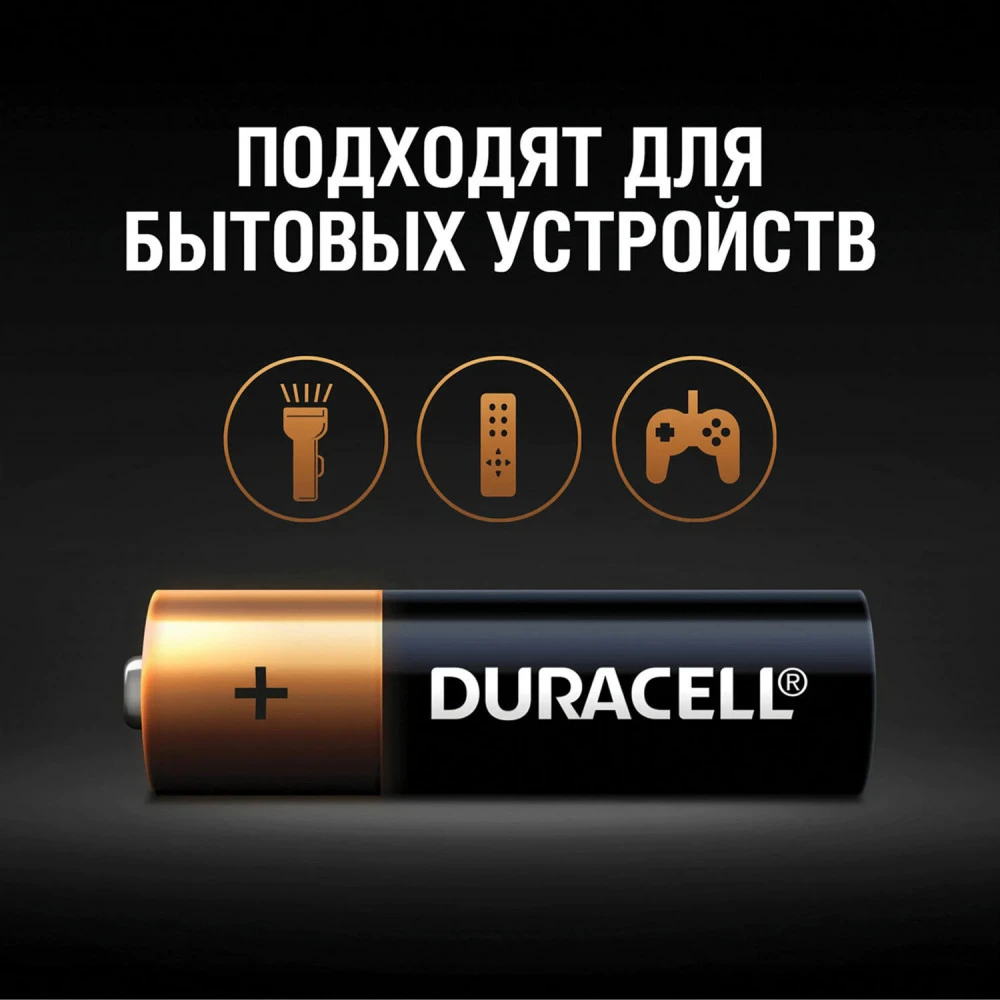 Батарейка Duracell Basic ОРИГИНАЛ АА (R6,15А 5000394142183