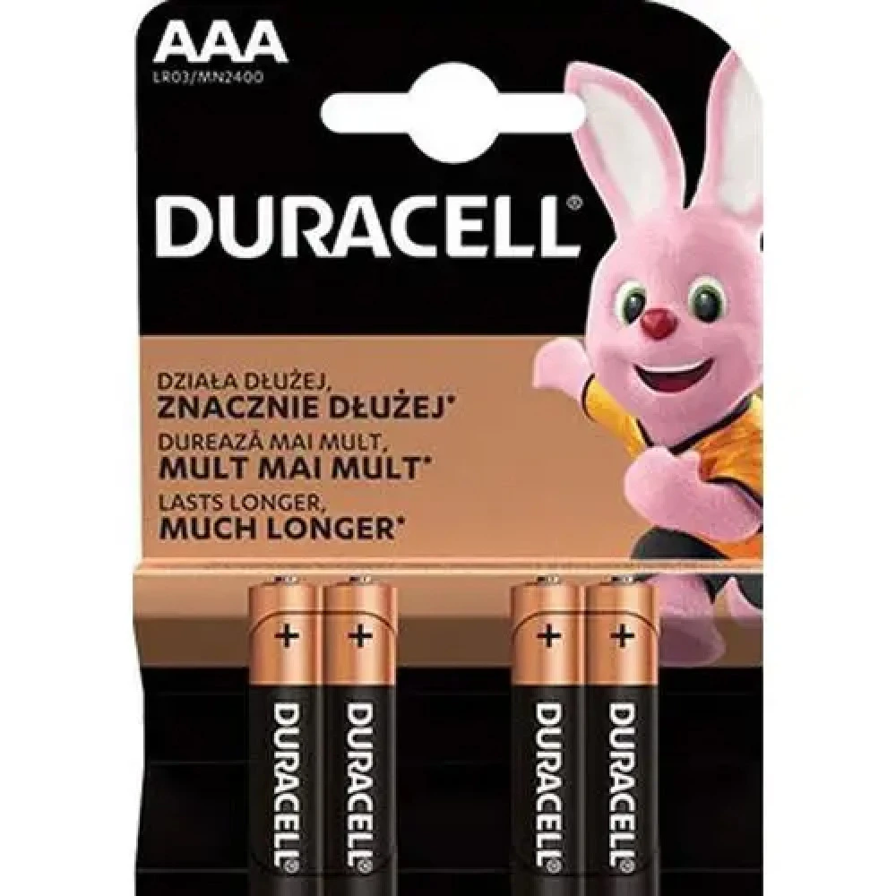 Батарейка Duracell BASIC АAА 4 шт 5000394077164