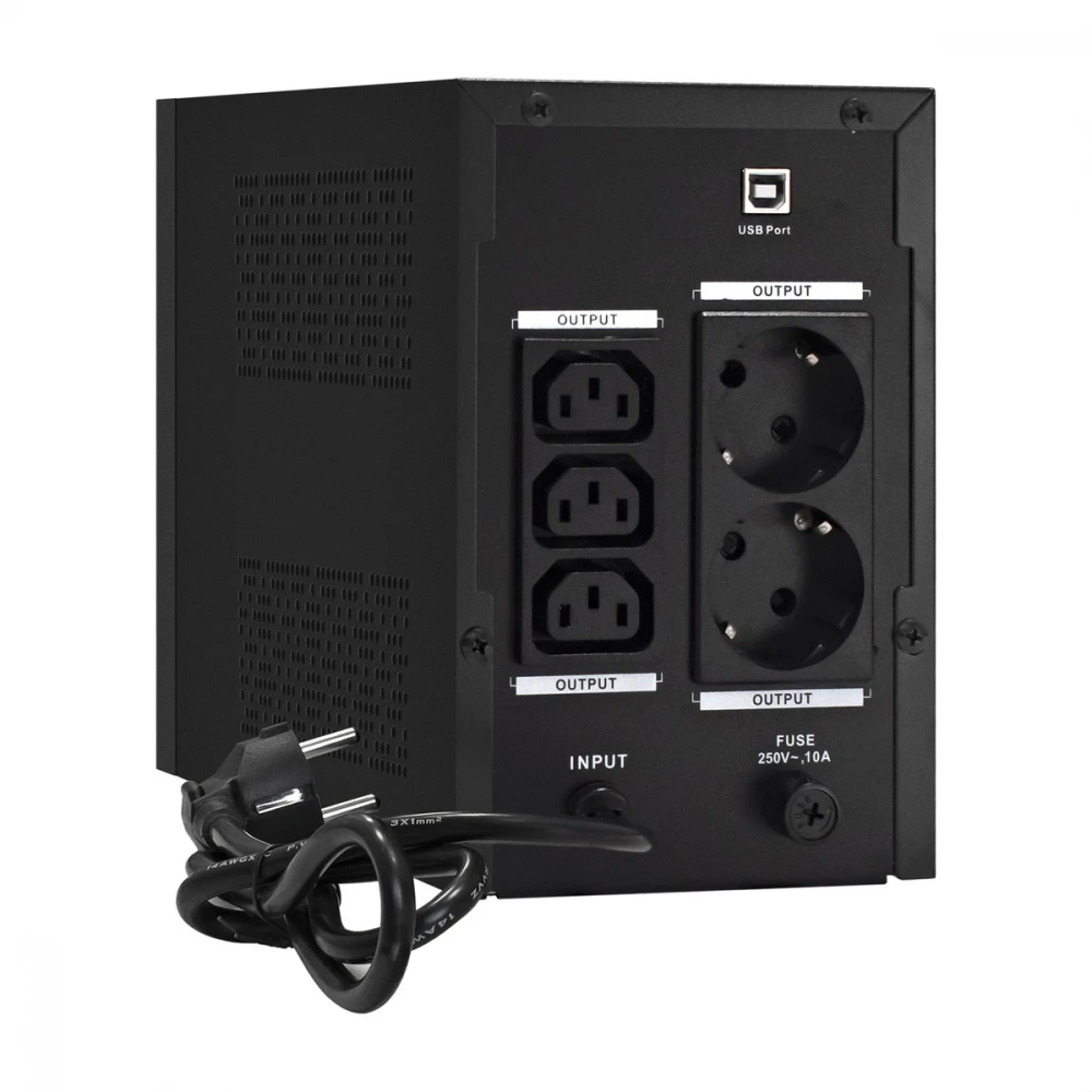 Источник бесперебойного питания ExeGate SpecialPro UNB-1500.LED.AVR.2SH.3C13.USB EX292798RUS Линейно-интерактивные, Напольный (Tower), 1500 ВА, 950 Вт