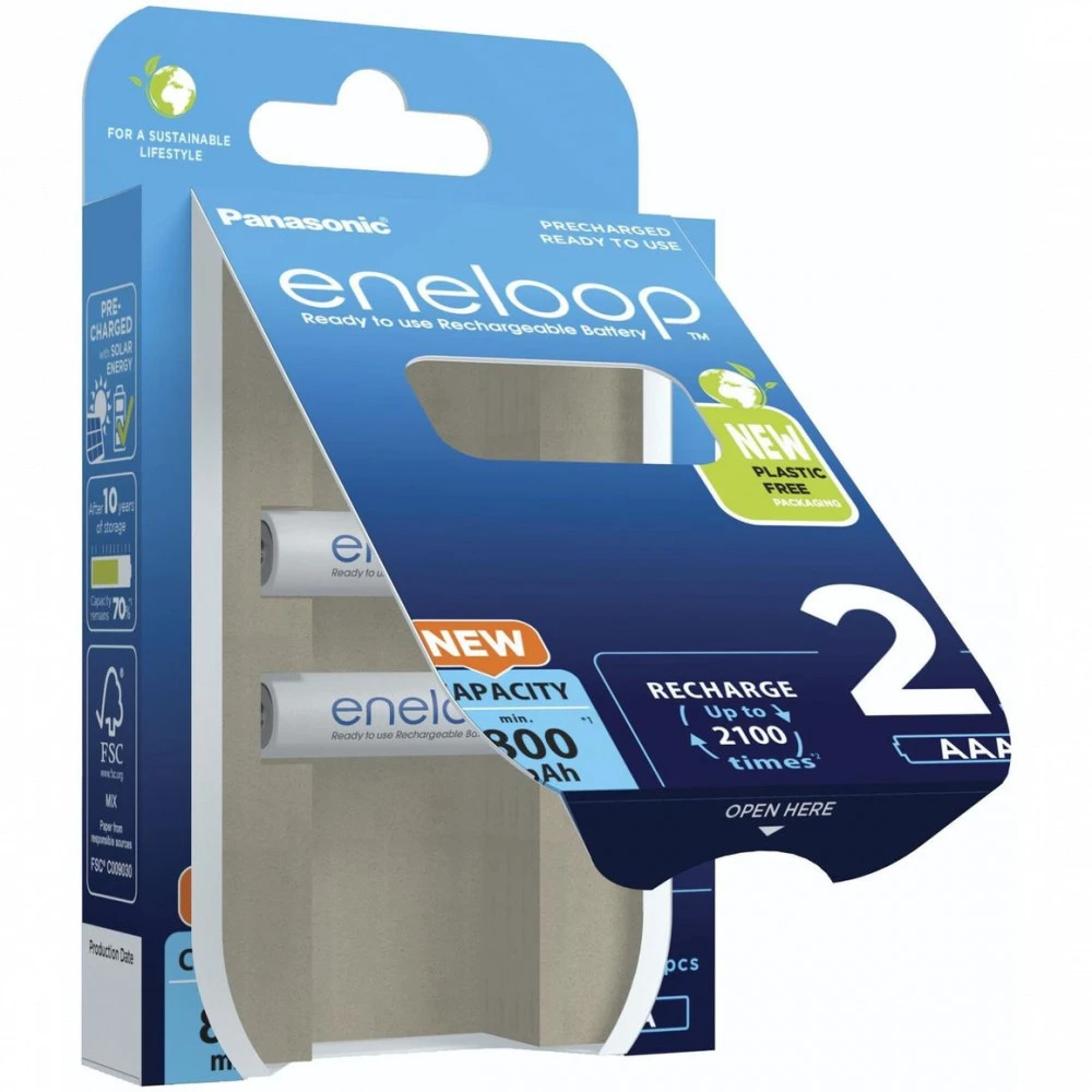 Батарейка Panasonic Eneloop Micro AAA BK-4MCDE/2BE