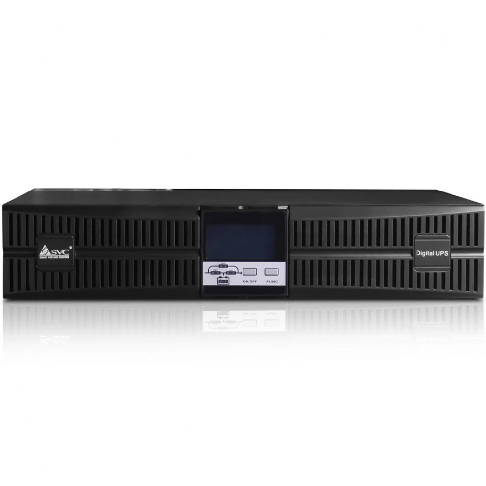Источник бесперебойного питания SVC RT-1KL-LСD Двойное преобразование (On-Line), Стоечный (Rack), 1000 ВА, 900 Вт