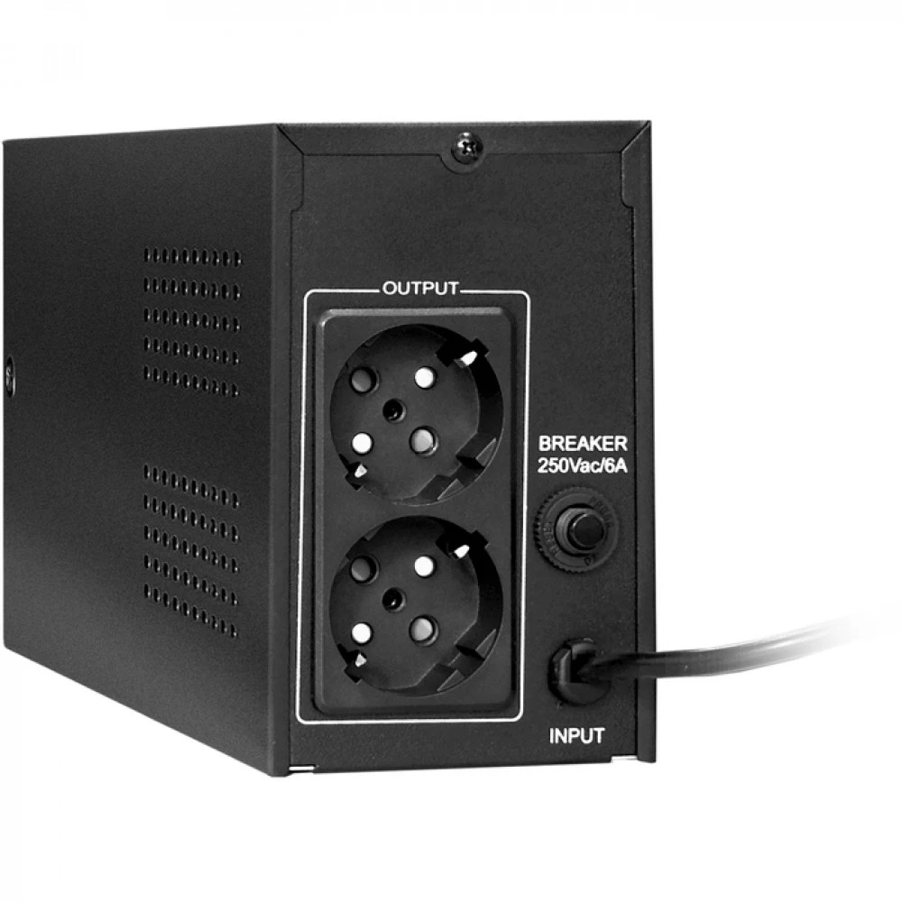 Источник бесперебойного питания ExeGate UNB-600.LED.AVR.2SH Линейно-интерактивные, Напольный (Tower), 600 ВА, 360 Вт