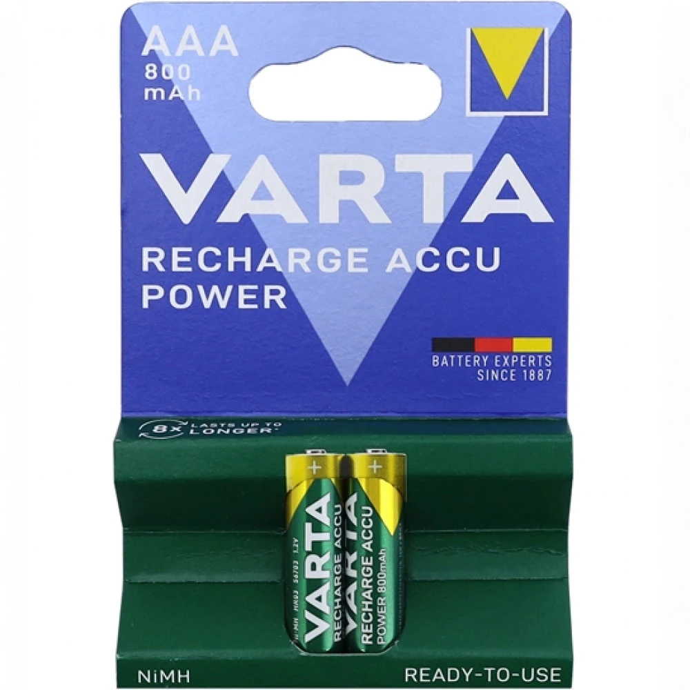 Батарейка VARTA Ready2Use HR03 AAA 800mAh/1.2V NiMH 2шт. 56703-2