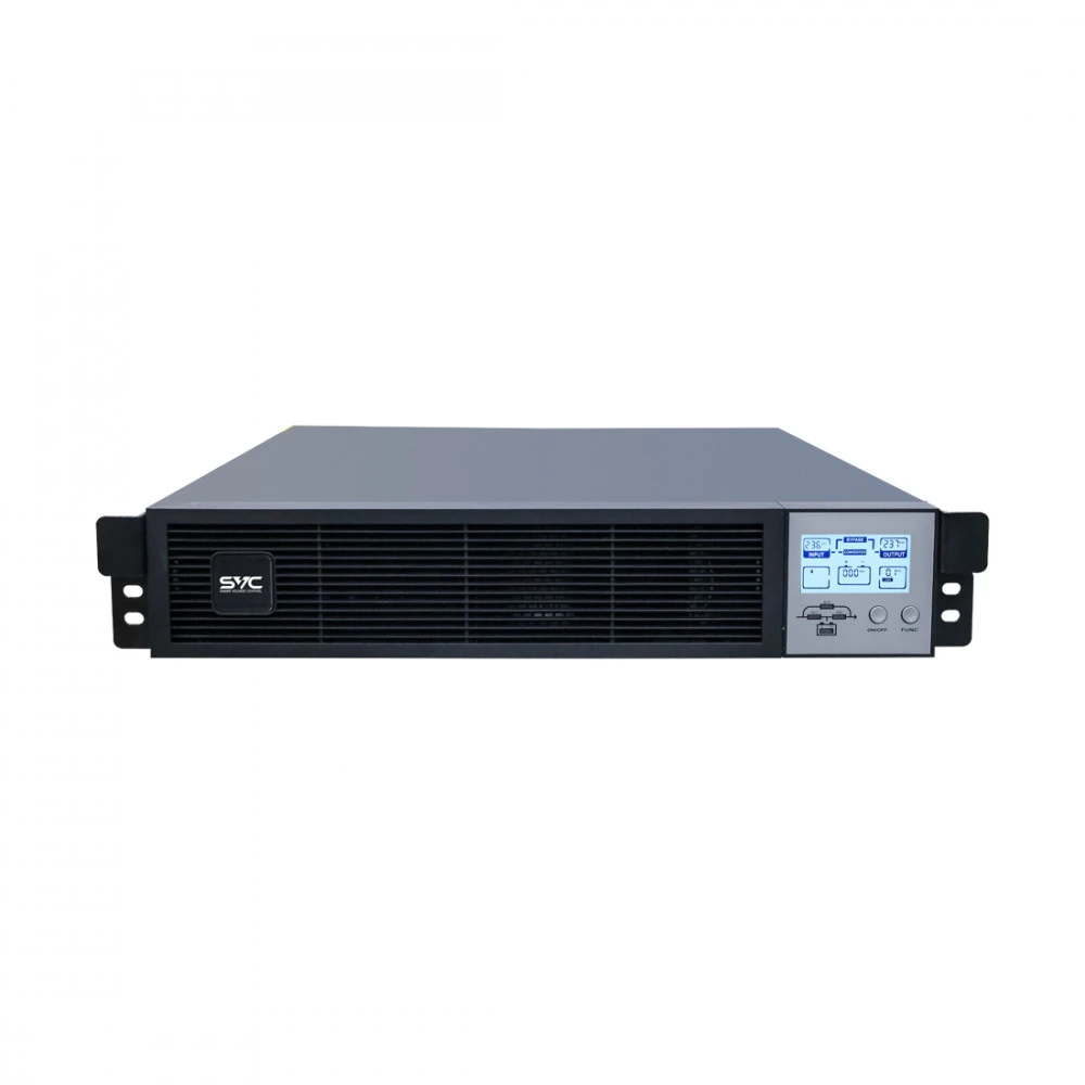 Источник бесперебойного питания SVC RT-3KLN-LCD Двойное преобразование (On-Line), Стоечный (Rack), 3000 ВА, 3000 Вт