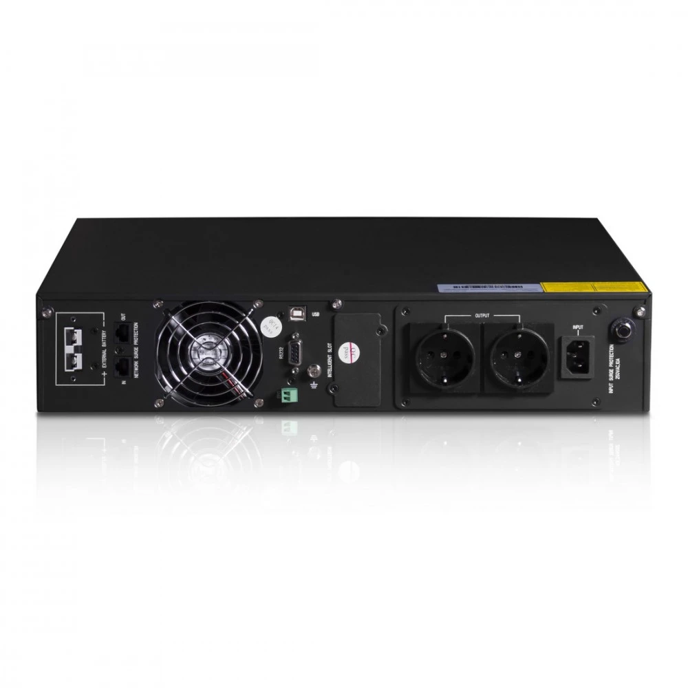 Источник бесперебойного питания SVC RT-1KLN-LCD Двойное преобразование (On-Line), Стоечный (Rack), 1000 ВА, 1000 Вт