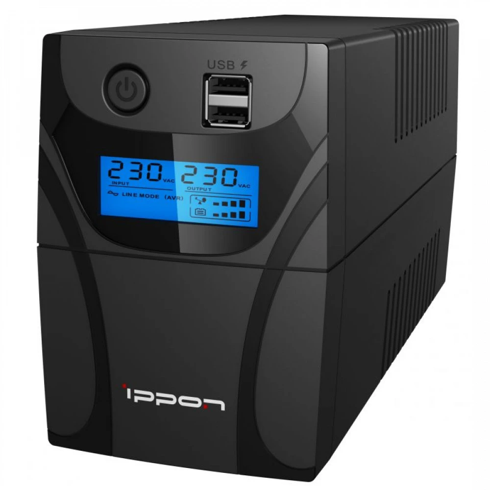 Источник бесперебойного питания IPPON Back Power Pro II 800 1030309 Линейно-интерактивные, Напольный (Tower), 800 ВА, 480 Вт