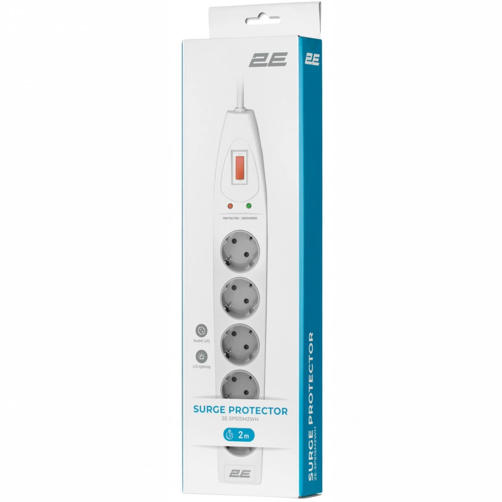 Сетевой фильтр 2E SP515M2WH 2E-SP515M2WH