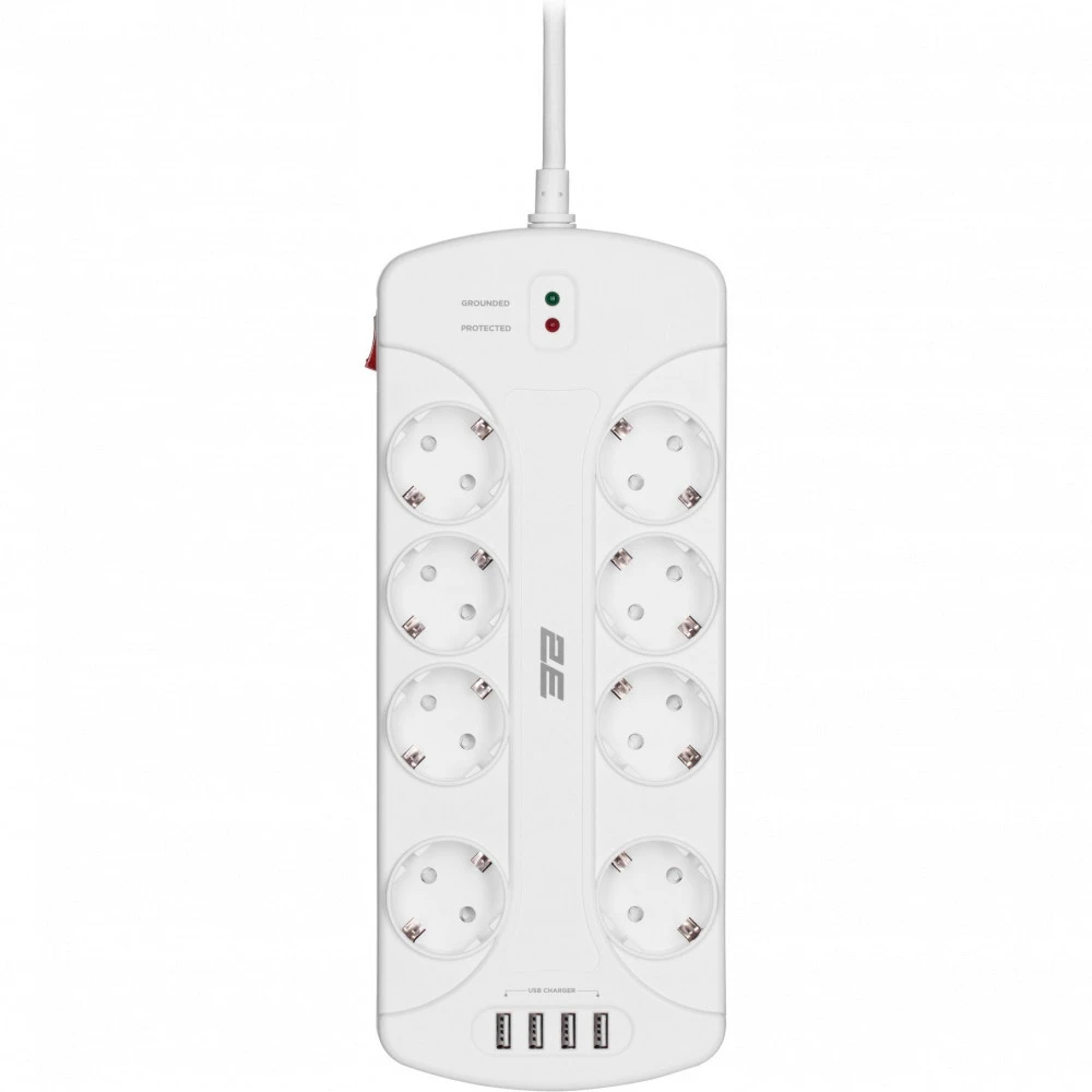 Сетевой фильтр 2E SP815M3USBWH 2E-SP815M3USBWH