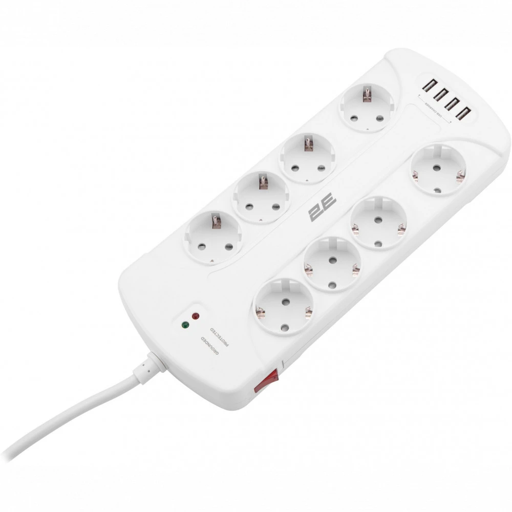 Сетевой фильтр 2E SP815M3USBWH 2E-SP815M3USBWH