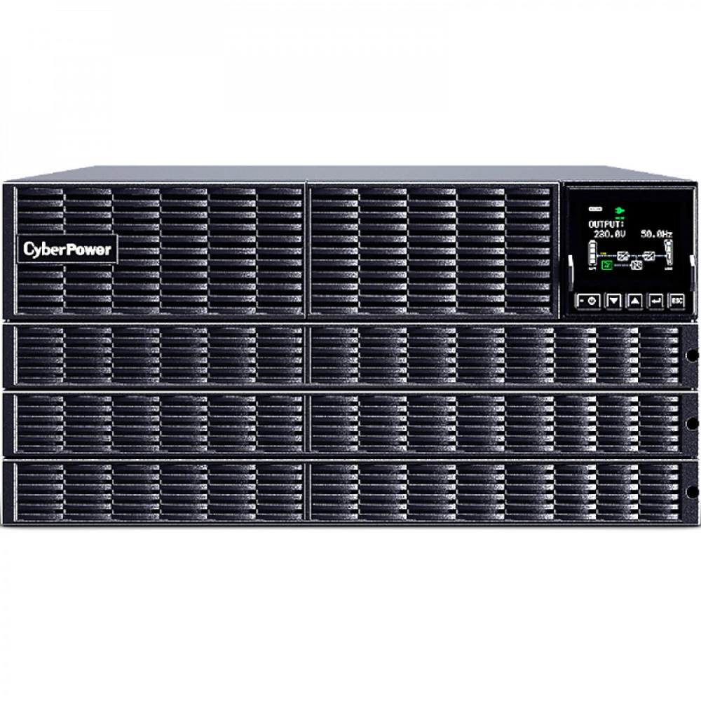 Источник бесперебойного питания CyberPower OLS6KERT5U Двойное преобразование (On-Line), Напольный (Tower), 6000 ВА, 6000 Вт