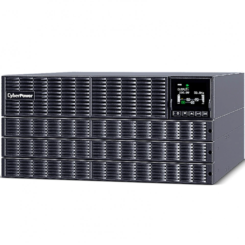 Источник бесперебойного питания CyberPower OLS6KERT5U Двойное преобразование (On-Line), Напольный (Tower), 6000 ВА, 6000 Вт
