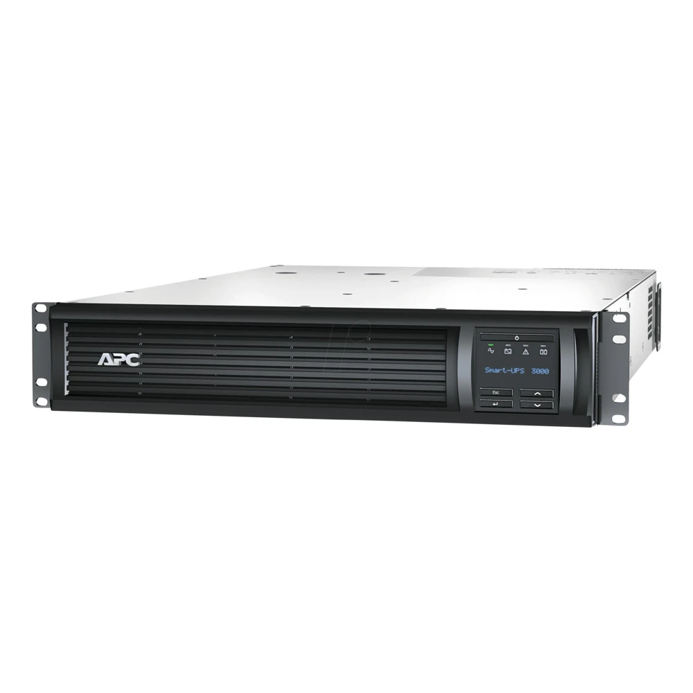 Источник бесперебойного питания APC Smart-UPS мощностью 3000 ВА, ЖК-экран, для установки в стойку высотой 2U, 230 В, с технологией SmartConnect SMT3000RMI2UC Линейно-интерактивные, Стоечный (Rack), 3000 ВА, 2700 Вт