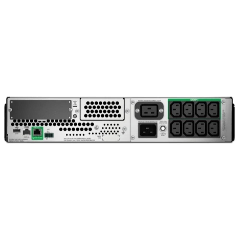 Источник бесперебойного питания APC Smart-UPS мощностью 3000 ВА, ЖК-экран, для установки в стойку высотой 2U, 230 В, с технологией SmartConnect SMT3000RMI2UC Линейно-интерактивные, Стоечный (Rack), 3000 ВА, 2700 Вт