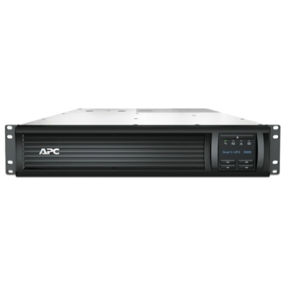 Источник бесперебойного питания APC Smart-UPS мощностью 3000 ВА, ЖК-экран, для установки в стойку высотой 2U, 230 В, с технологией SmartConnect SMT3000RMI2UC Линейно-интерактивные, Стоечный (Rack), 3000 ВА, 2700 Вт