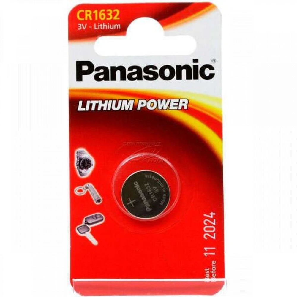 Батарейка Panasonic CR-1632/1B - 1шт (Блистер) CR-1632EL/1B