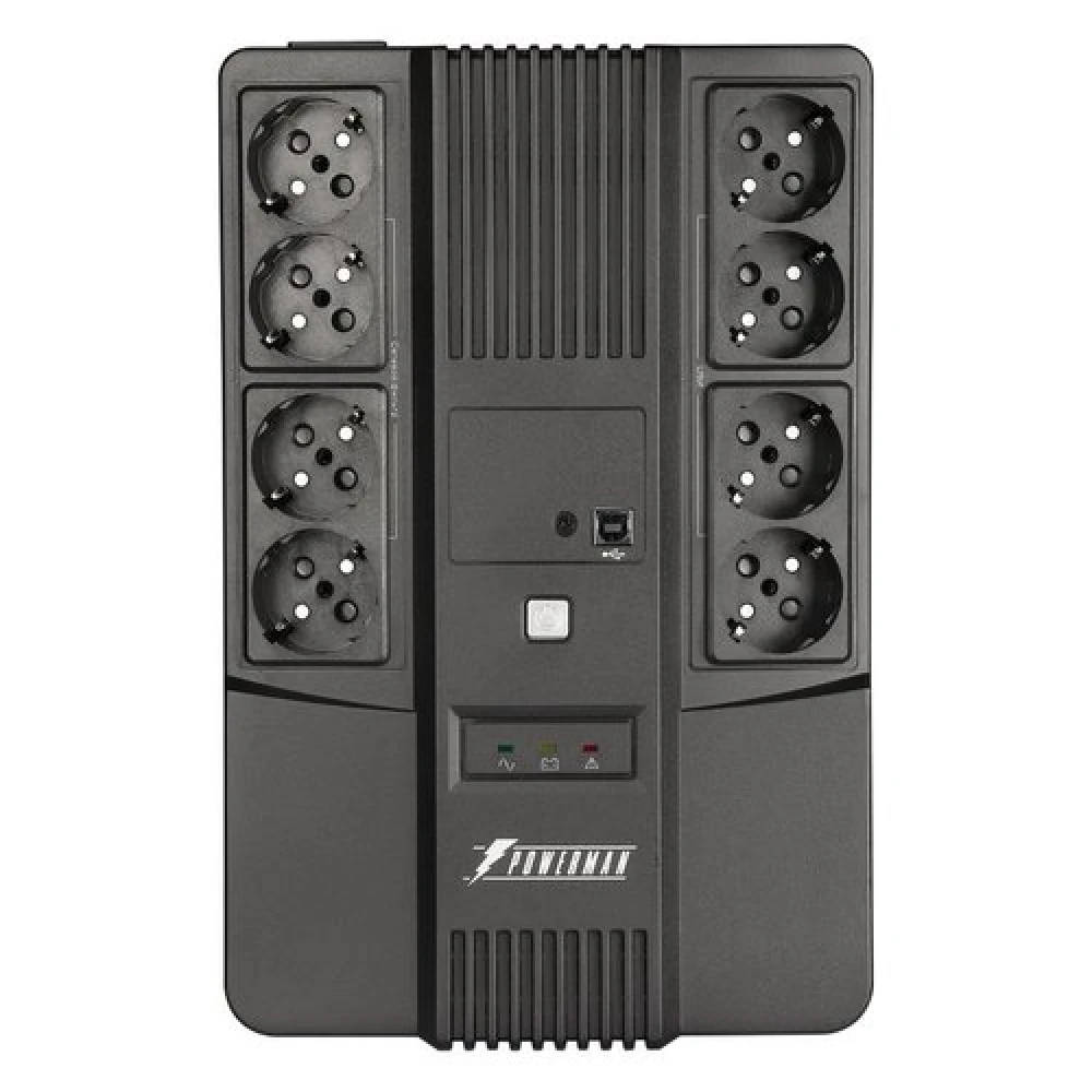Источник бесперебойного питания Powerman Brick 650 PLUS 6188709 Линейно-интерактивные, 650 ВА, 480 Вт