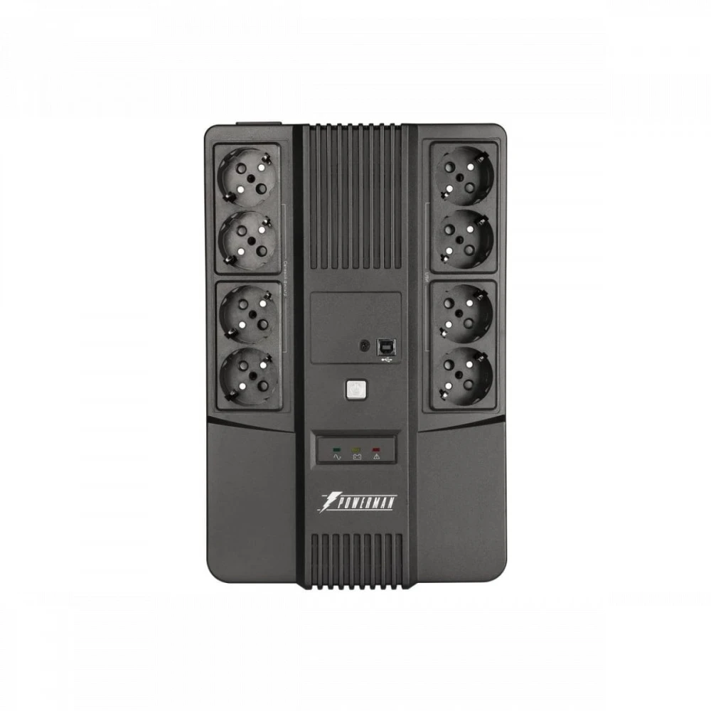 Источник бесперебойного питания Powerman UPS Brick 850 PLUS 6188712 Линейно-интерактивные, 850 ВА, 550 Вт