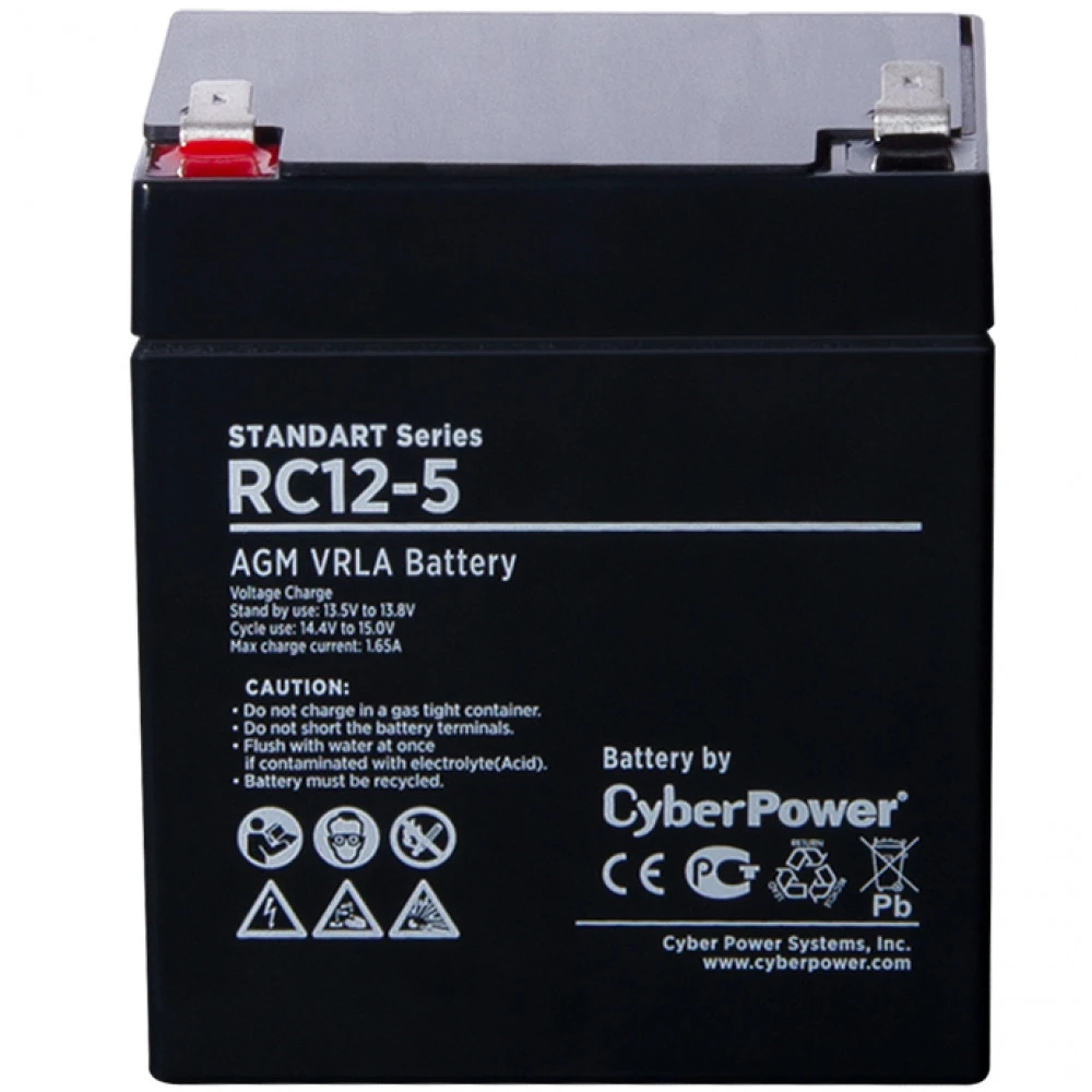 Сменные аккумуляторы АКБ для ИБП CyberPower RC12-5 12 В