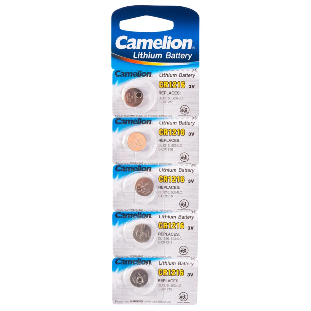 Батарейка CAMELION Lithium CR1216-BP5 3V