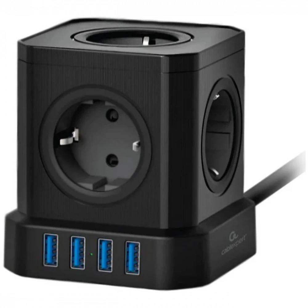 Сетевой фильтр Cablexpert TWR-5-U4-B-3