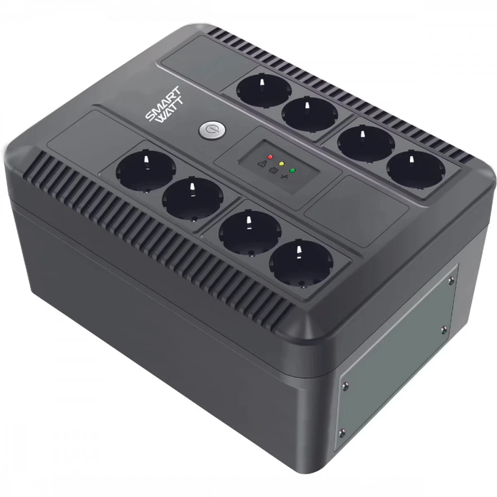 Источник бесперебойного питания SMARTWATT SAFE PRO 850 3703020270005 Линейно-интерактивные, Напольный (Tower), 850 ВА, 480 Вт