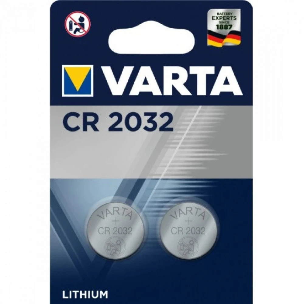 Батарейка VARTA CR2032 Lithium 6032 CR 2032 BL2