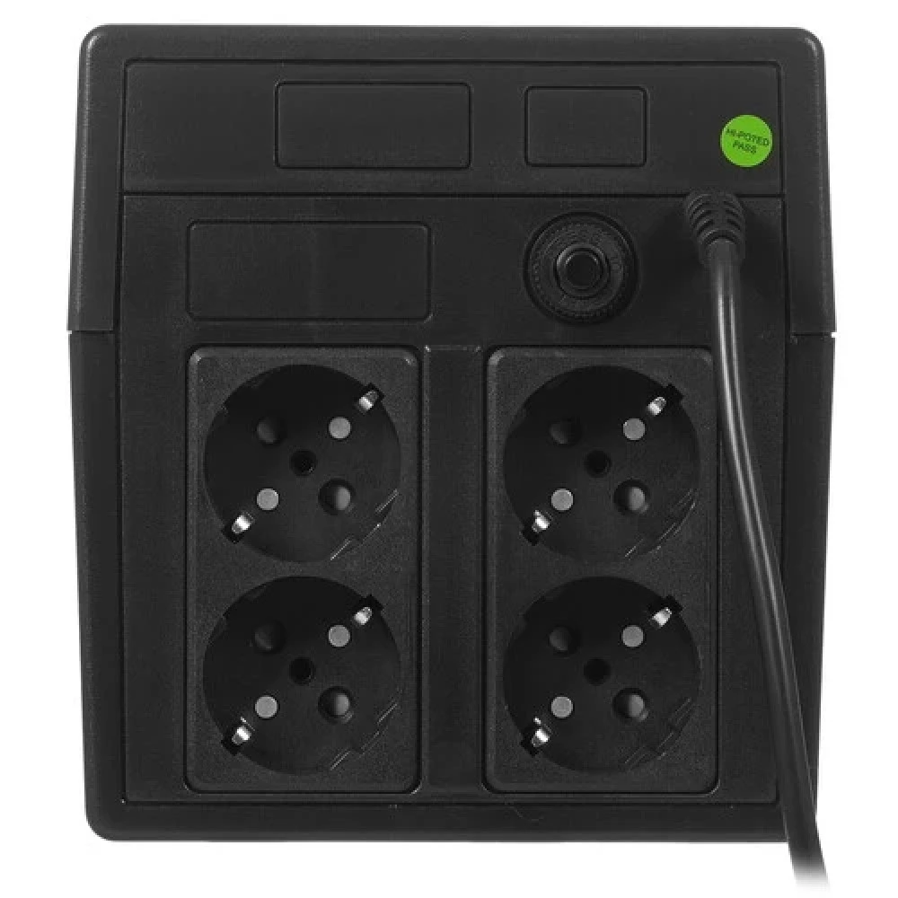 Источник бесперебойного питания Powerman Back Pro 1050 6152120 Линейно-интерактивные, Напольный (Tower), 1050 ВА, 600 Вт