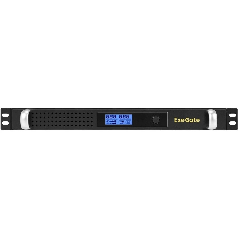 Источник бесперебойного питания ExeGate 1U ServerRM UNL-1000 EX297834RUS Линейно-интерактивные, Стоечный (Rack), 1000 ВА, 600 Вт