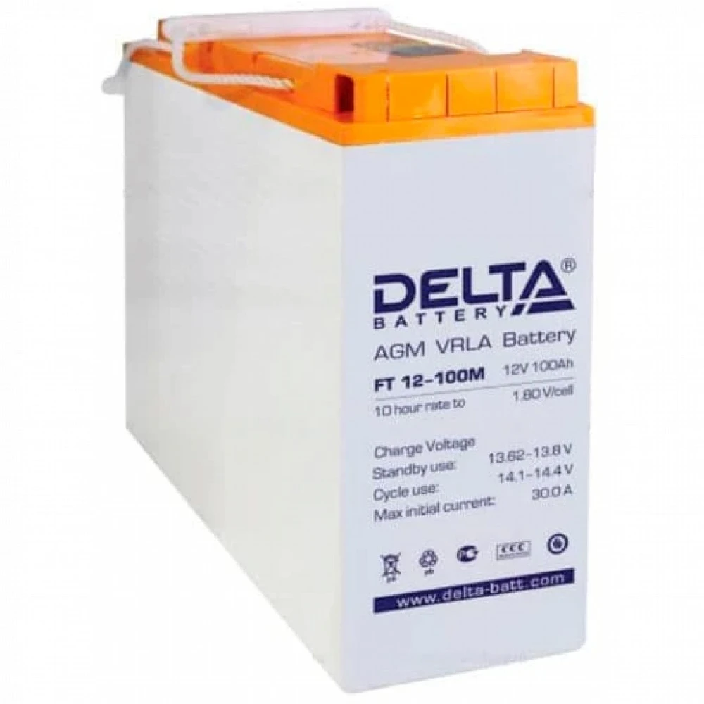 Сменные аккумуляторы АКБ для ИБП Delta Battery FT 12-100 M 12 В