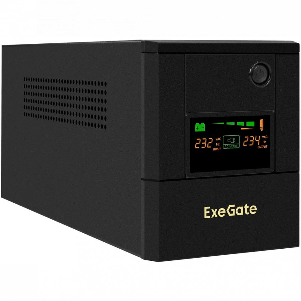 Источник бесперебойного питания ExeGate SpecialPro Smart LLB-1000.LCD.AVR.8C13.USB EX299953RUS Линейно-интерактивные, Напольный (Tower), 1000 ВА, 700 Вт