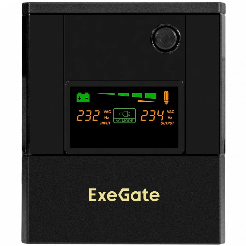 Источник бесперебойного питания ExeGate SpecialPro Smart LLB-1000.LCD.AVR.8C13.USB EX299953RUS Линейно-интерактивные, Напольный (Tower), 1000 ВА, 700 Вт