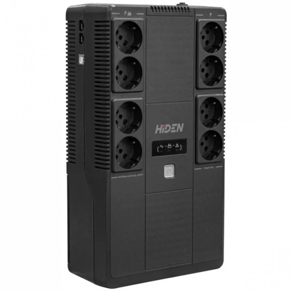 Источник бесперебойного питания HIDEN EXPERT ULS600EF Линейно-интерактивные, Напольный (Tower), 600 ВА, 360 Вт