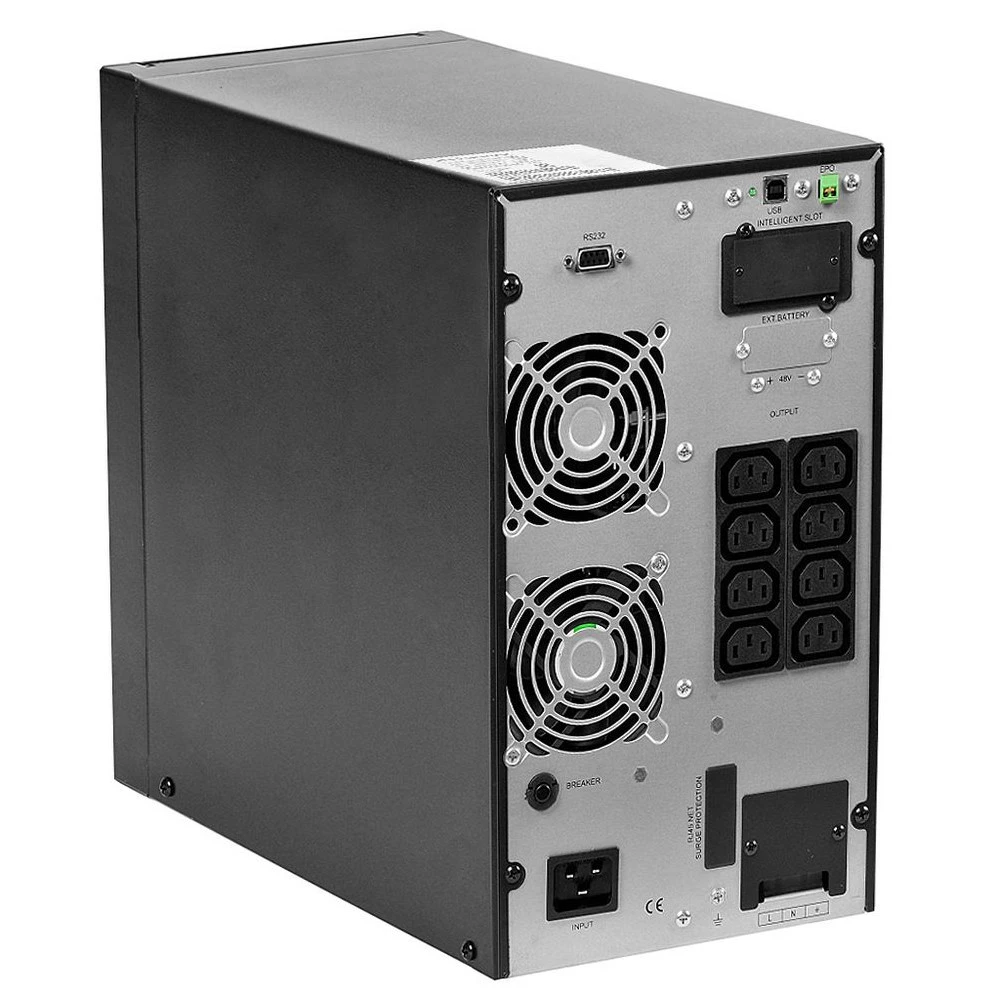 Источник бесперебойного питания Powerman Online 3000I N 6195629 Двойное преобразование (On-Line), Напольный (Tower), 3000 ВА, 2700 Вт