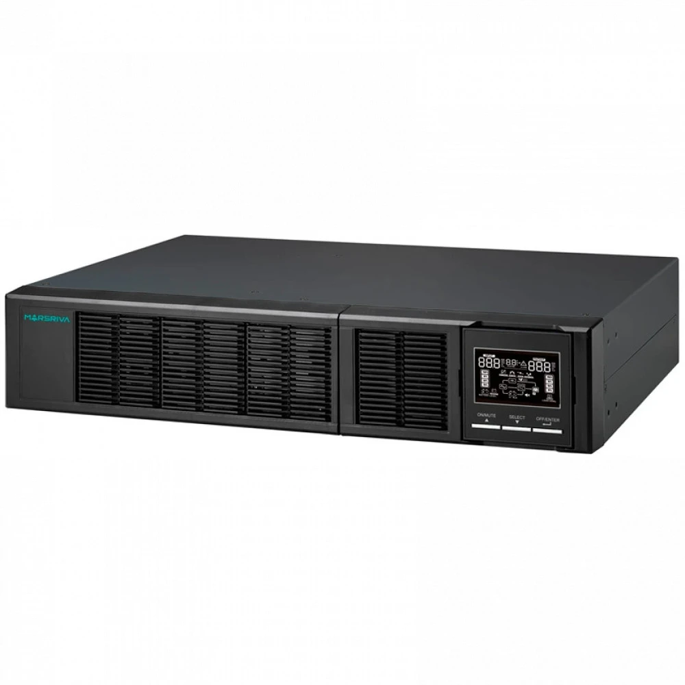 Источник бесперебойного питания MARSRIVA MR-UL1KRT-H 31059741 Двойное преобразование (On-Line), Стоечный (Rack), 1000 ВА, 900 Вт