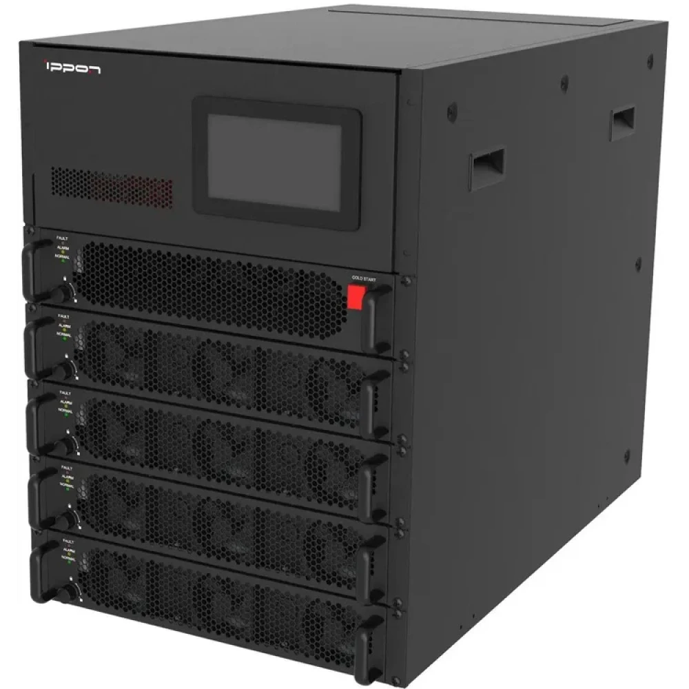 Источник бесперебойного питания IPPON Intatum RTM 80K i2052419 Двойное преобразование (On-Line), Напольный (Tower), 80000 ВА, 80000 Вт