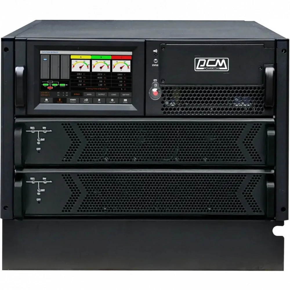 Источник бесперебойного питания Powercom Vanguard-II-33 VGD-II-20R33 Двойное преобразование (On-Line), Стоечный (Rack), 20000 ВА, 20000 Вт