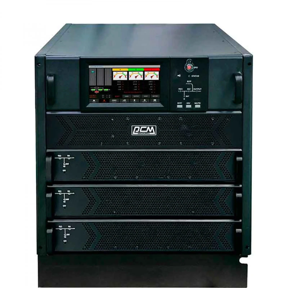 Источник бесперебойного питания Powercom VGD-II-PM25R Двойное преобразование (On-Line), Напольный (Tower), 150000 ВА, 150000 Вт