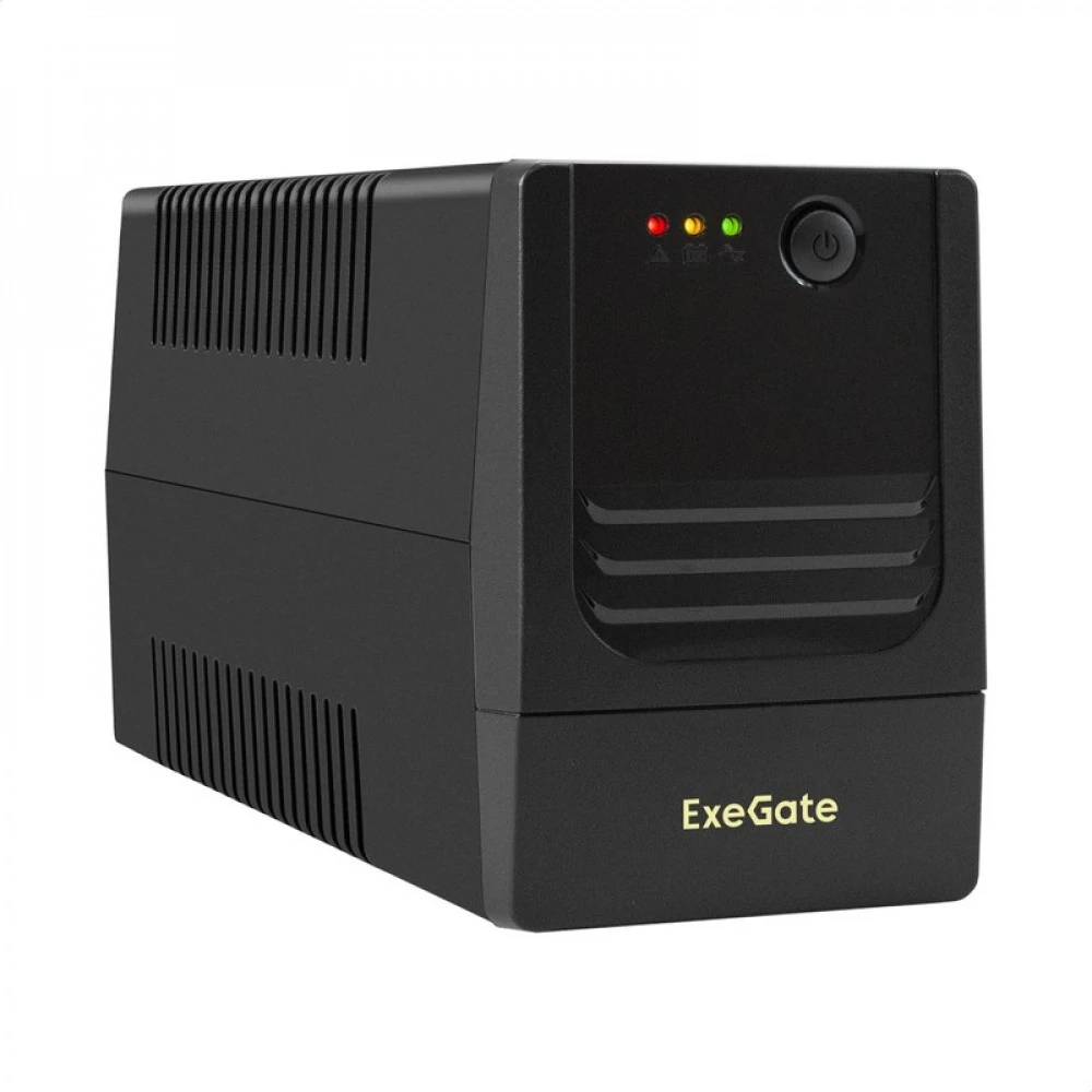 Источник бесперебойного питания ExeGate EX299468RUS Линейно-интерактивные, Напольный (Tower), 400 ВА, 240 Вт