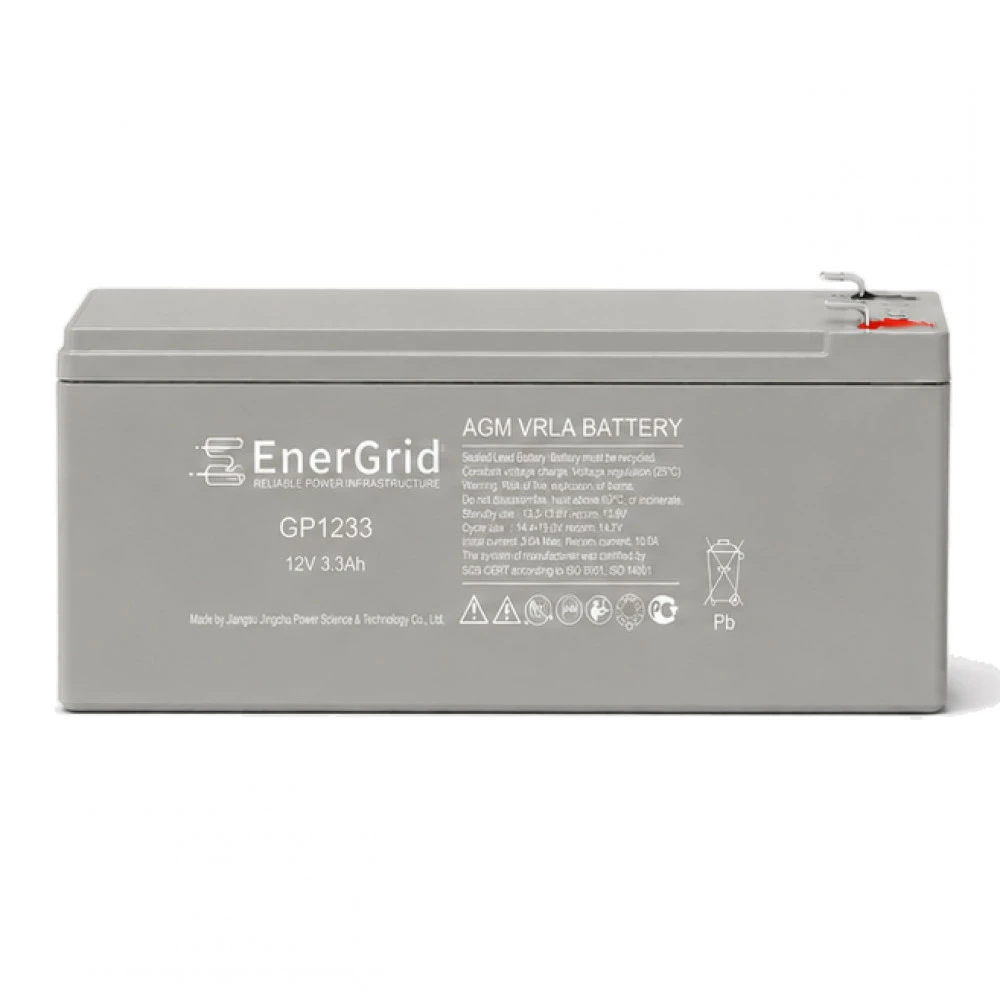 Сменные аккумуляторы АКБ для ИБП EnerGrid GP1233 12 В