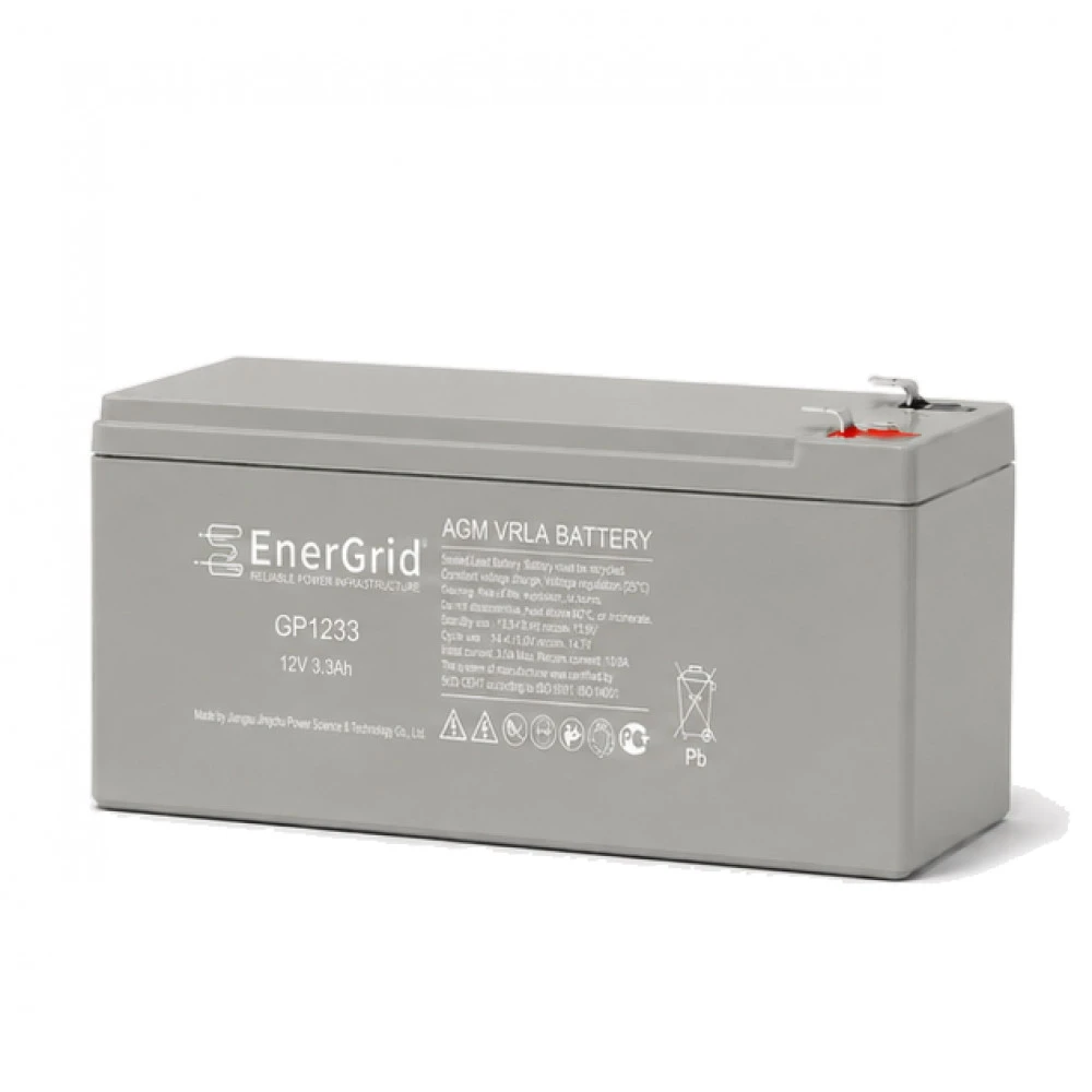 Сменные аккумуляторы АКБ для ИБП EnerGrid GP1233 12 В