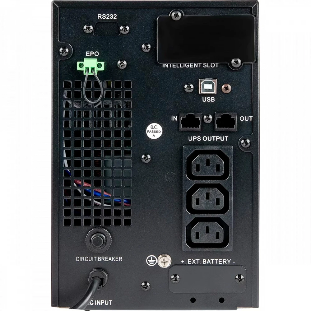 Источник бесперебойного питания SMARTWATT UPS MASTER IEC 1kVA Двойное преобразование (On-Line), Напольный (Tower), 1000 ВА, 900 Вт