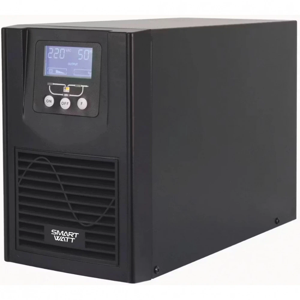 Источник бесперебойного питания SMARTWATT UPS MASTER IEC 1kVA Двойное преобразование (On-Line), Напольный (Tower), 1000 ВА, 900 Вт