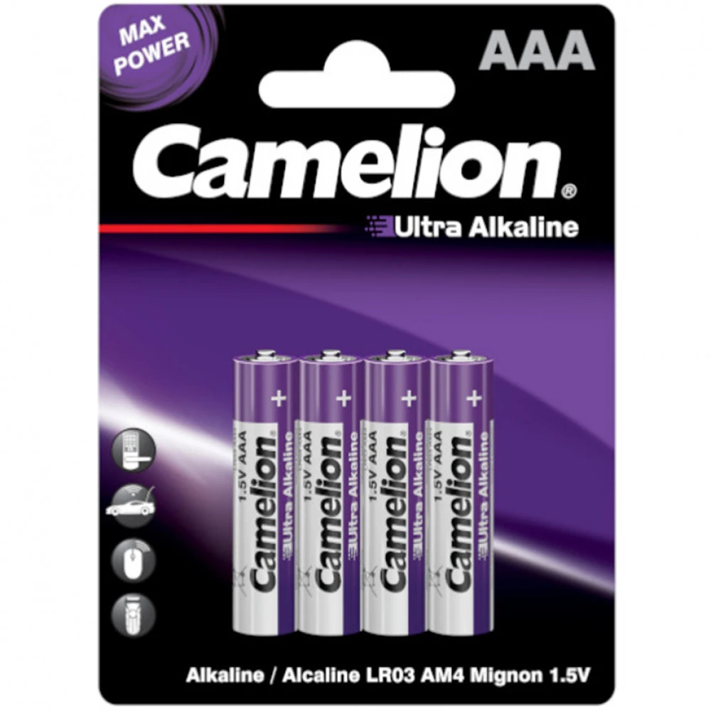 Батарейка CAMELION LR03-BP4UT