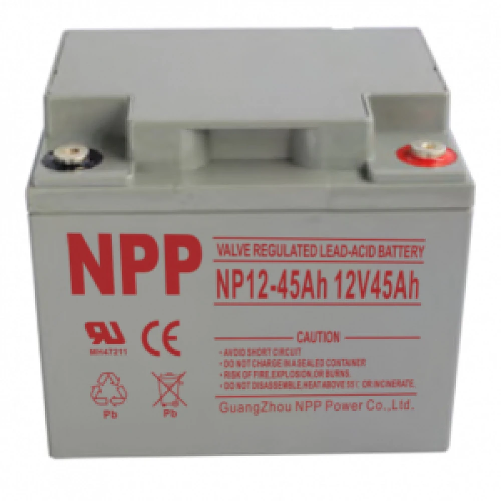 Сменные аккумуляторы АКБ для ИБП NPP Аккумулятор NPP NP12-45Ah 12 В